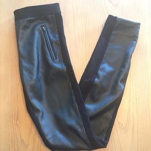 BCBGMaxAzria Faux Leather leggings